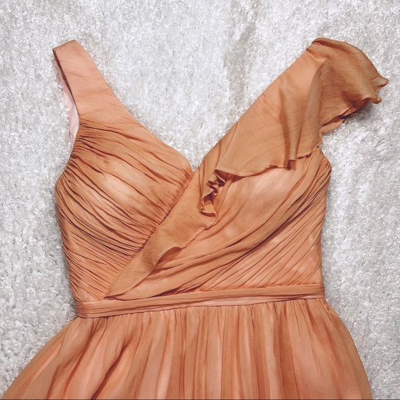 J. Crew Silk Chiffon Bridesmaid Dress - Picture 3 of 15